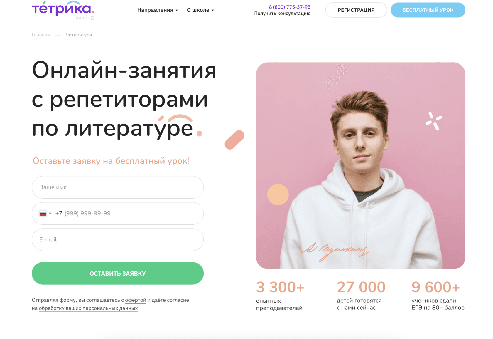 Эффективная подготовка к ЕГЭ по литературе с опытными репетиторами